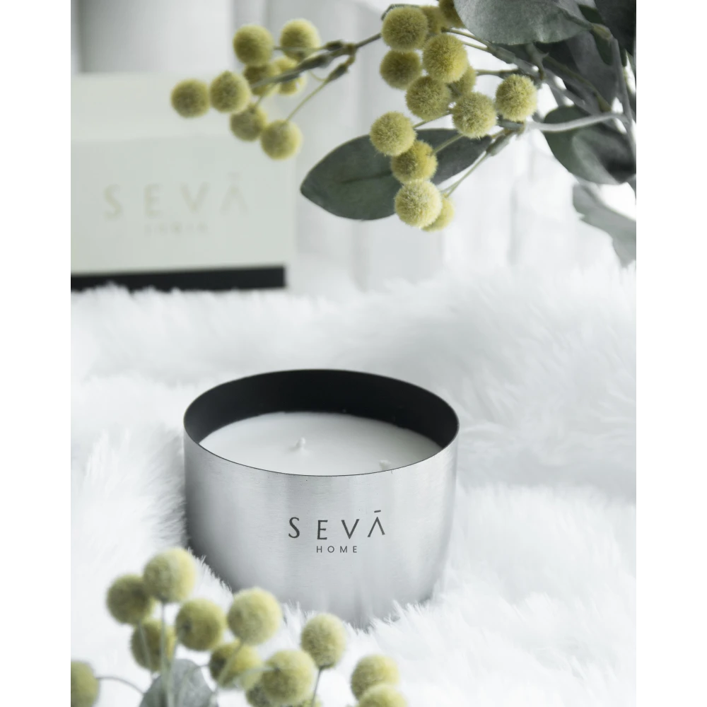 Heirloom Aqua Candle – Classic Silver | Coastal Fresh Fragrance