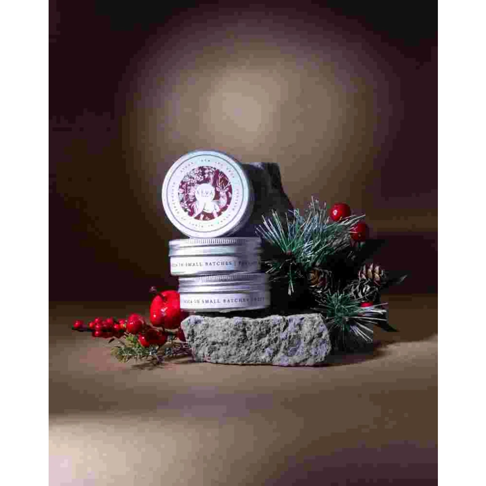 Seva Home Travel Candle Set of 3 – Reindeer Edition | Berries Fragrance | 15-Hour Burn Time Each