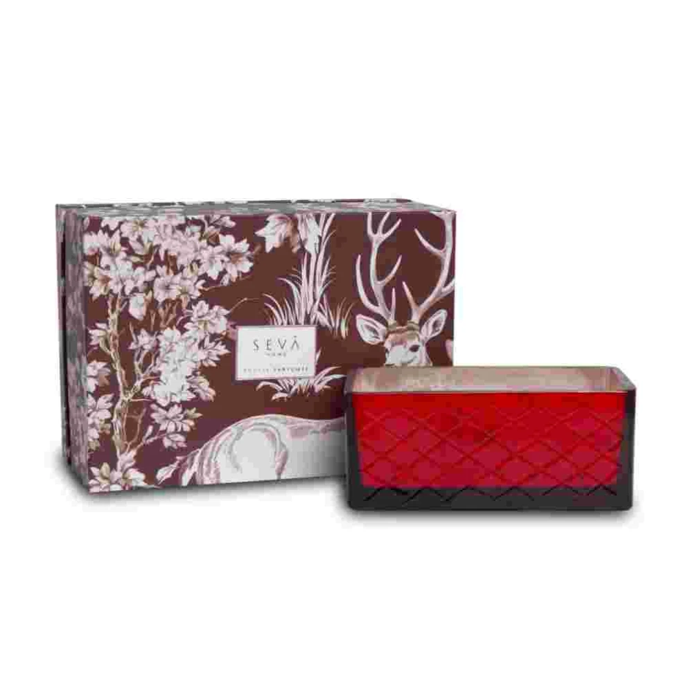 Ruby Jewel Candle – Reindeer | Winter Woods Fragrance | 40-Hour Burn Time