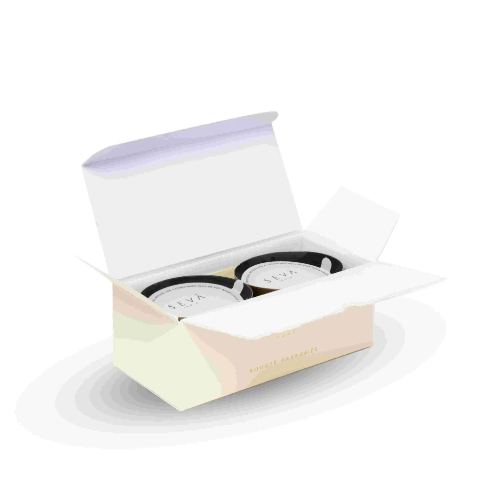 Heirloom Mini Candle Duo – Gold & Rosegold | Set of 2 Scented Luxury Metal Candles (Bloom & Berries)