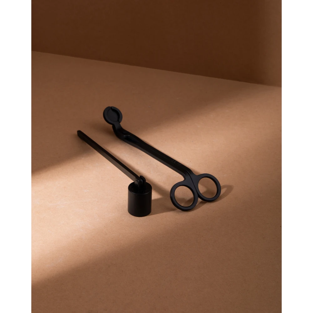 Candle Care Kit – Matte Black | Wick Trimmer & Snuffer Set