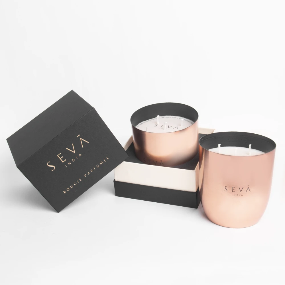 Heirloom Rose Gold Candle – Large | Berries Fragrance