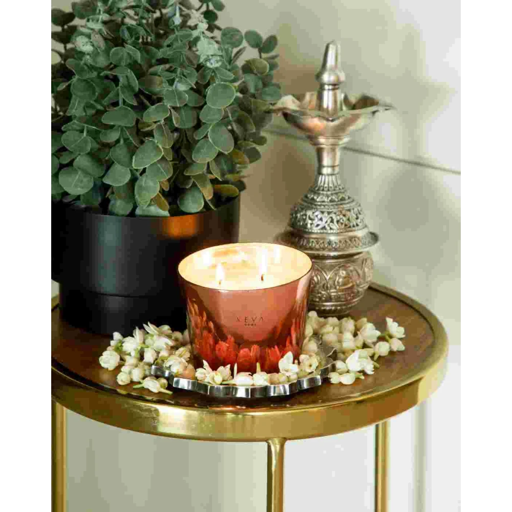 Avante Garde – Classic Rose Gold Candle | Berries Fragrance | 40-Hour Hand-Poured Soy Wax Elegance