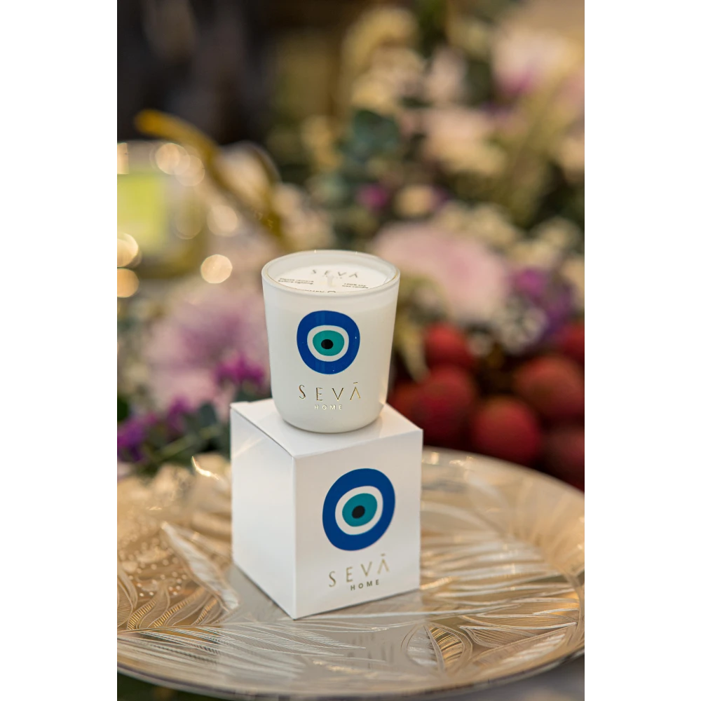 Evil Eye Candle – Patchouli Rose & Luxury Oud Fragrance