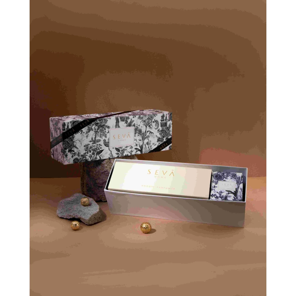 Festive Large Gift Hamper – Black | Divine & Travel Candle Set | Seva Home Bloom Fragrance