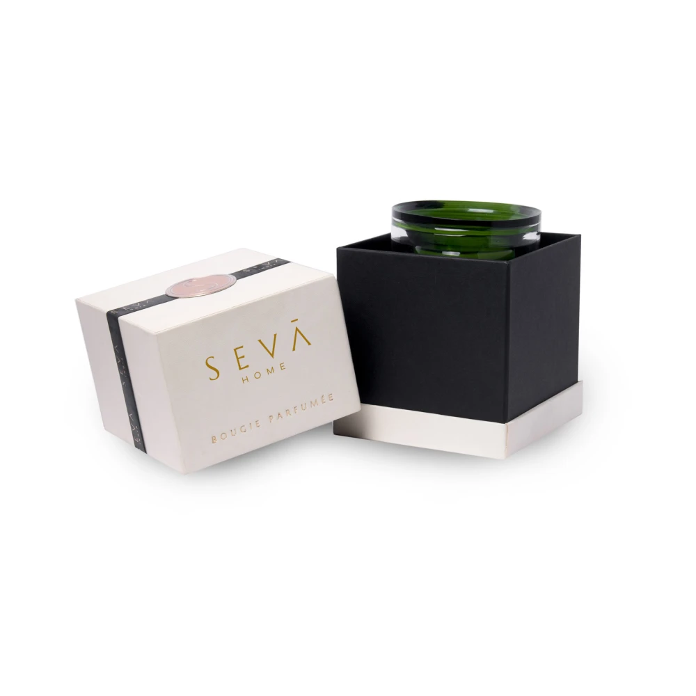 Luxe Candle – Winter Woods (Classic) | 15-Hour Textured Glass Soy Candle with Deep Forest Aroma