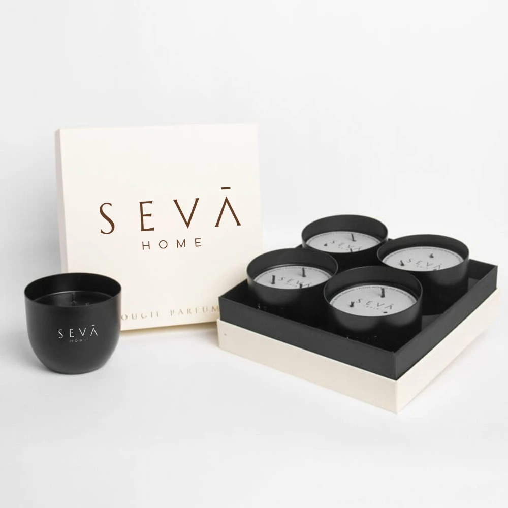 Heirloom Candle – Set of 4 – Noir (Black Edition)