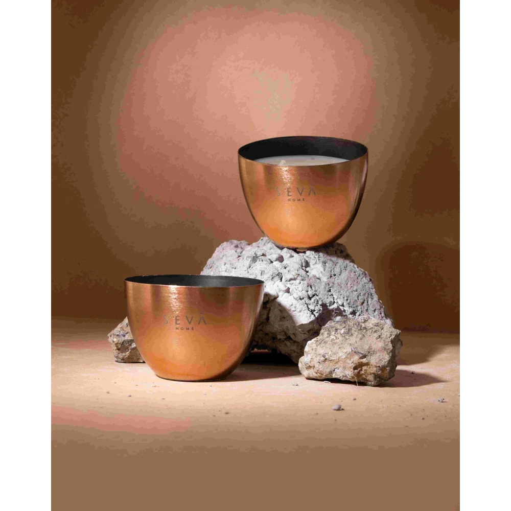 Heirloom Mini Metal Candle Set – Rose Gold | Set of 2 Luxury Scented Candles