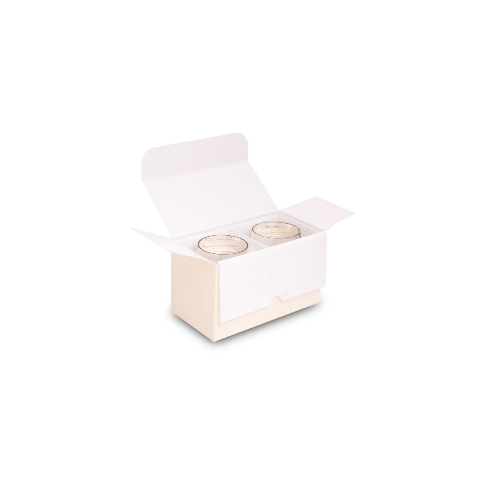 Royal Candle Set of 2 (Silver) – Blanc | Tropical Vanilla & Coconut Soy Candles