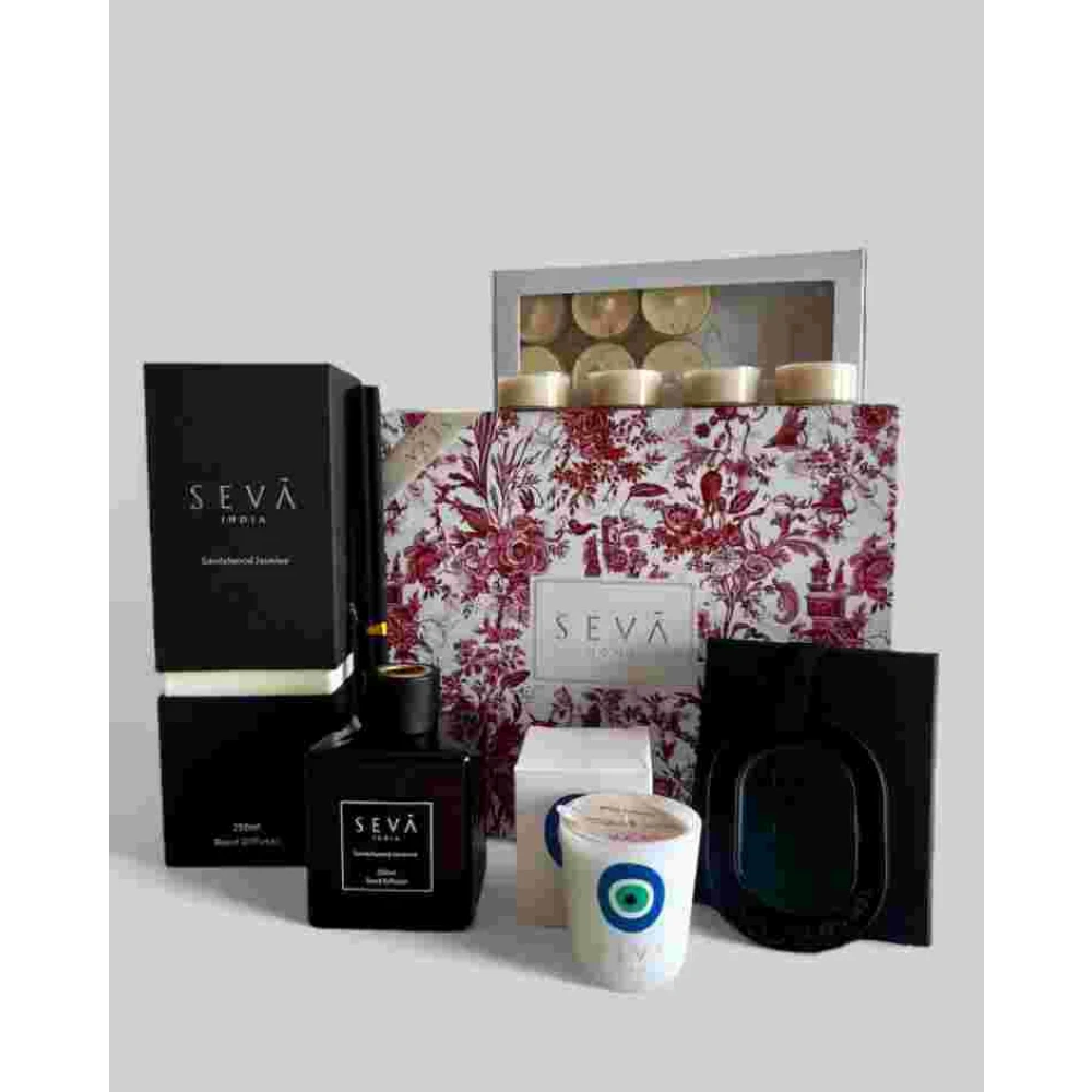 Mum’s Care Gift Hamper – Fragrance-Filled Mother's Day Gift Set with Diffuser, Candles & Closet Freshener