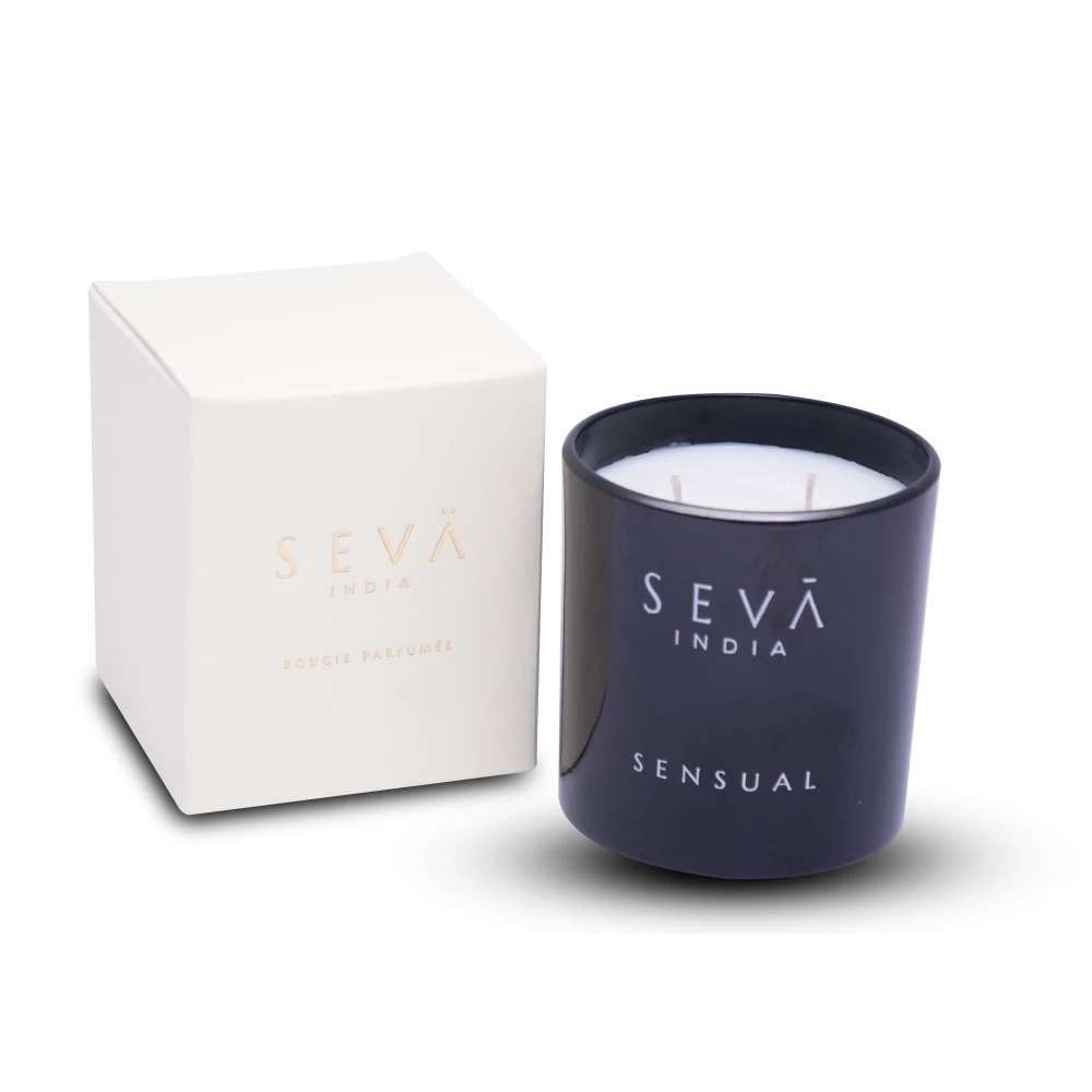 The Vibes – Sensual (Classic) | 30-Hour Black Glass Candle for Intimate & Restorative Ambiance