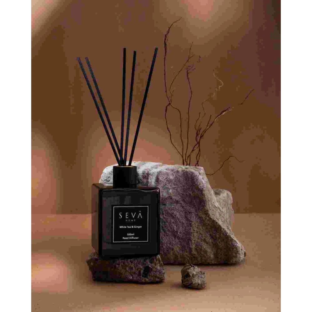 White Tea Reed Diffuser – 500ml | Refreshing Citrus & Floral Home Fragrance