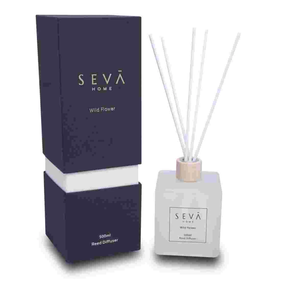 Wild Flower Reed Diffuser – 500ml | Floral Aromatic Room Fragrance