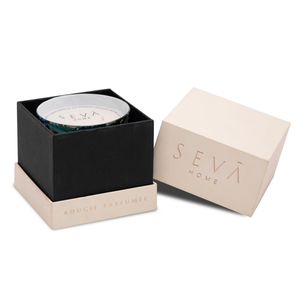 Avante Garde Aqua Candle – Classic Edition in Marble Glass Jar