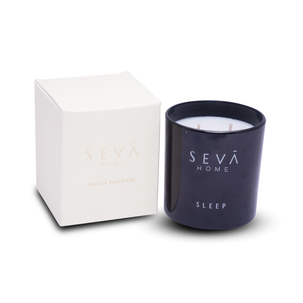 The Vibes – Sleep (Classic) | 30-Hour Black Glass Candle for Deep Relaxation & Restful Nights