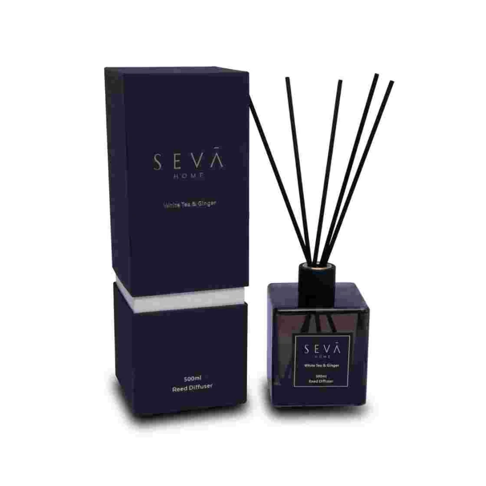 White Tea Reed Diffuser – 500ml | Refreshing Citrus & Floral Home Fragrance