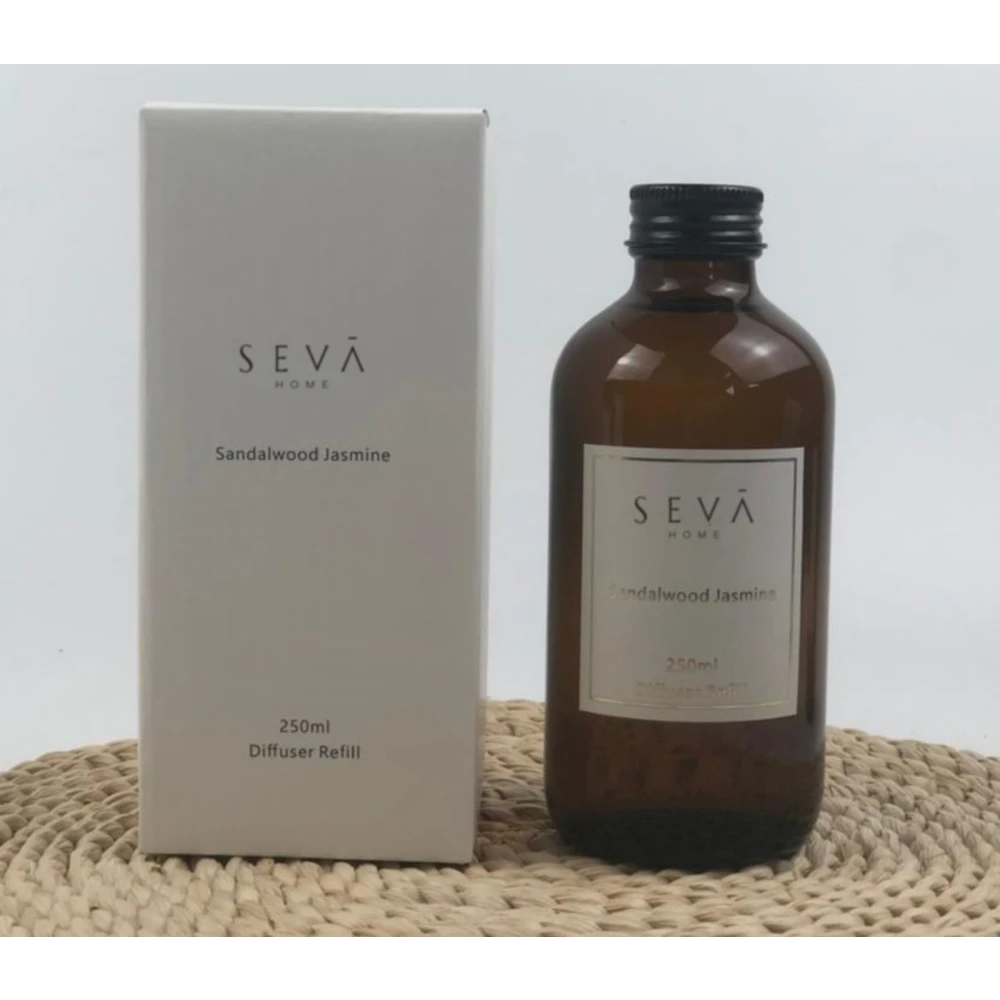 Sandalwood & Jasmine Diffuser Refill – 250ml Aromatic Blend