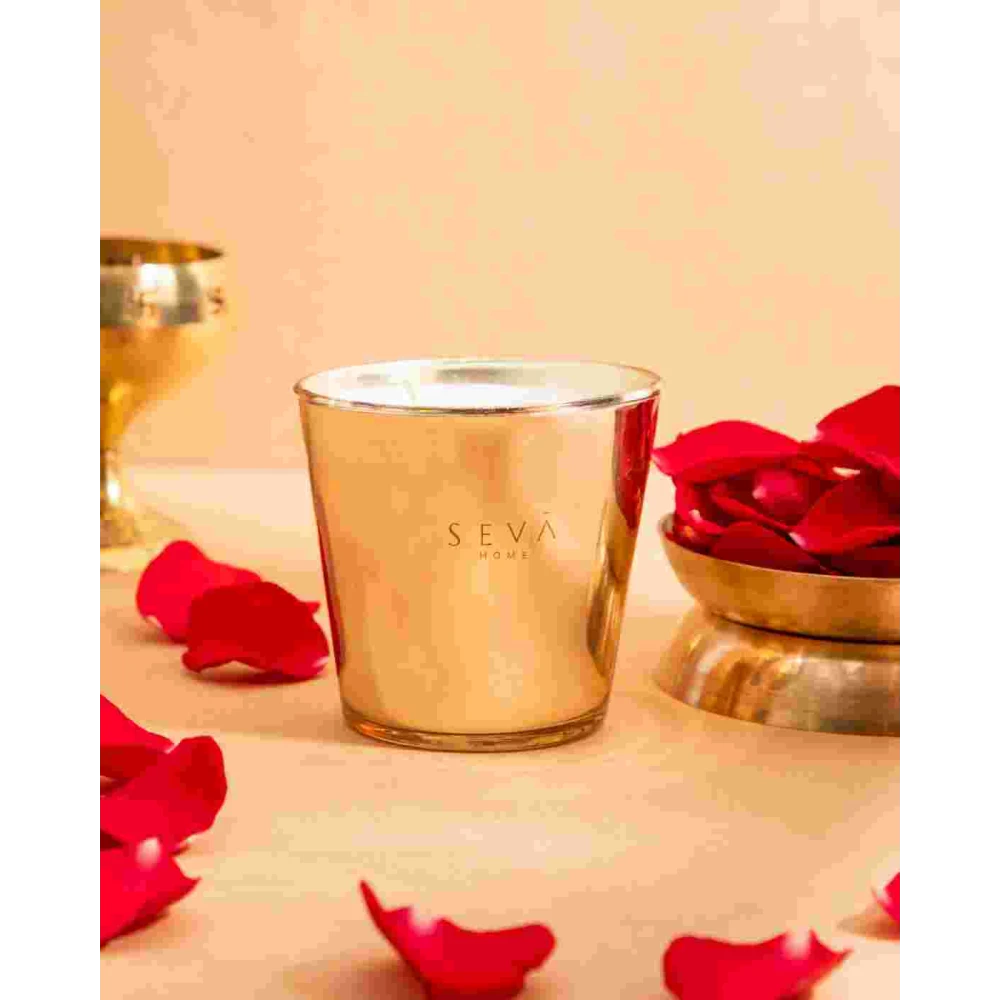 Avante Garde Candle – Large Gold | Soleil Fragrance | 60-Hour Luxury Soy Wax Candle