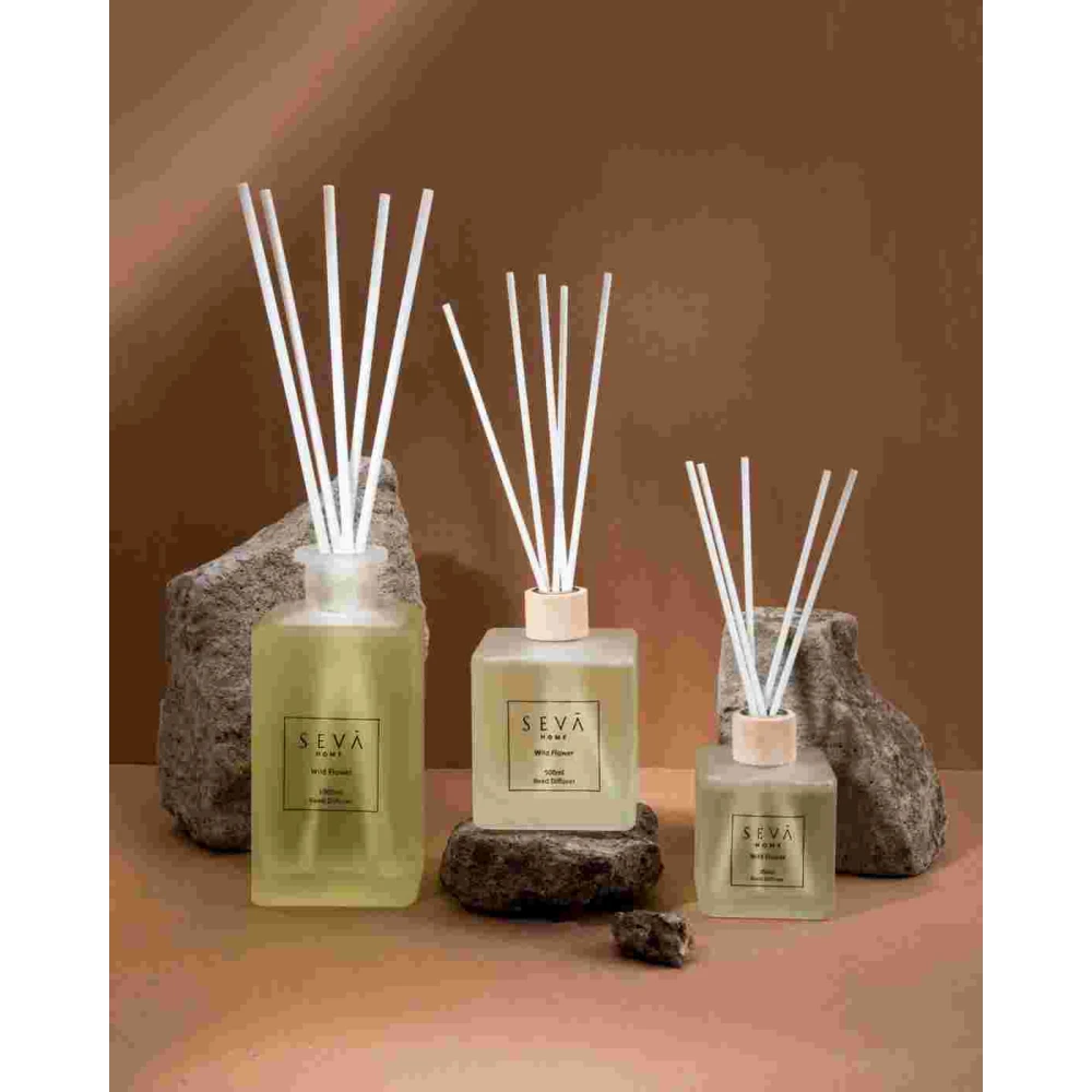 Wild Flower Reed Diffuser – 1000ml, Long-Lasting Botanical Home Fragrance