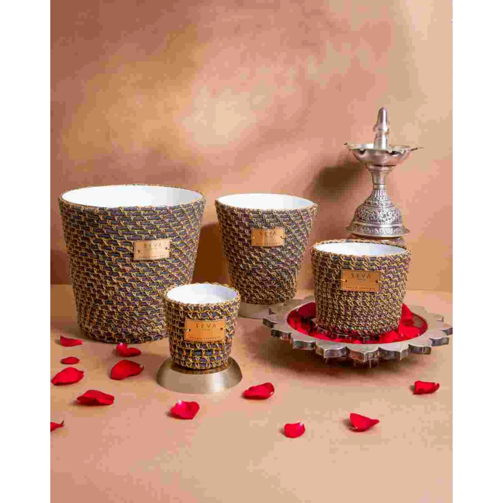 Avante Garde – Artisan Medium Candle – Boho Macrame Edition