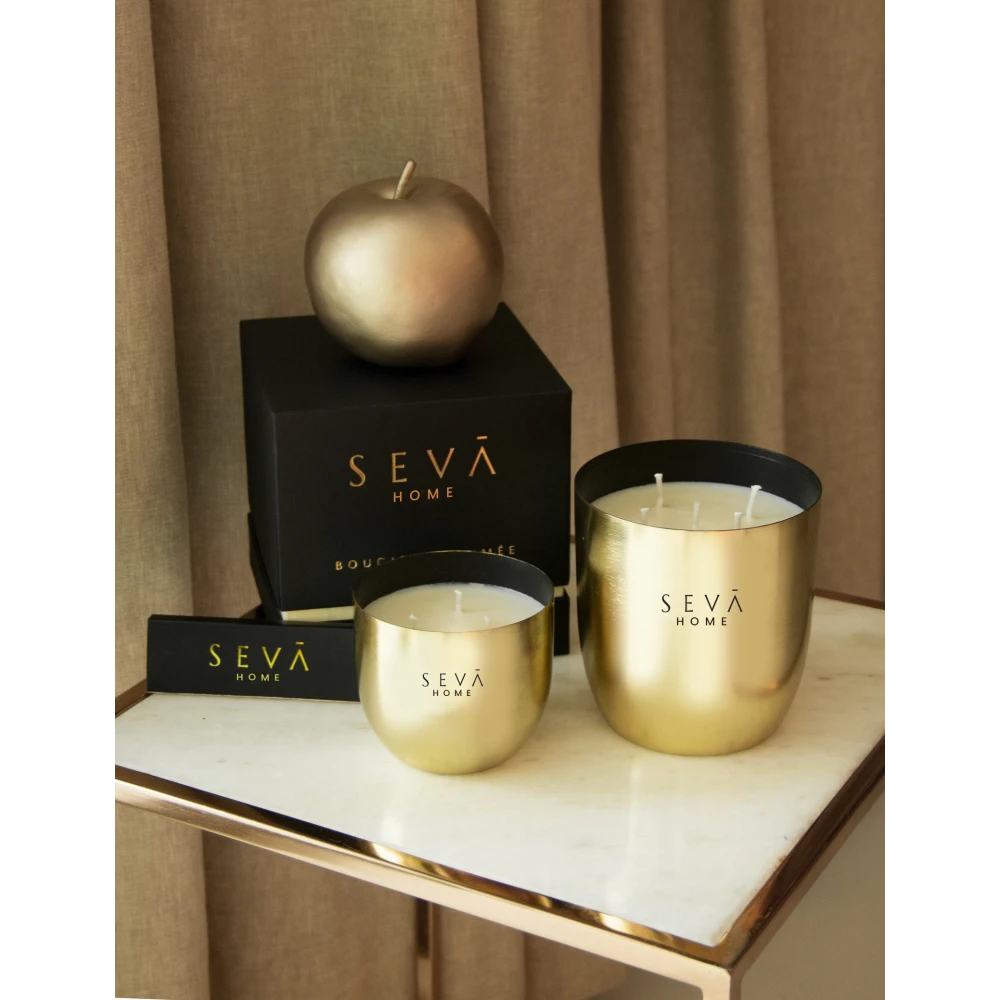 Heirloom Bloom Scented Candle Set of 2 – Gold Classic & Large Sizes