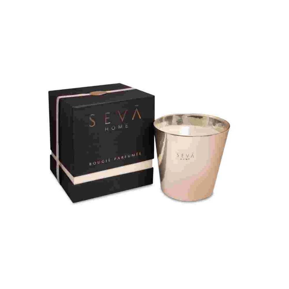 Avante Garde – Grande Gold Candle | Soleil Fragrance | 110-Hour Luxe Soy Wax Statement Candle