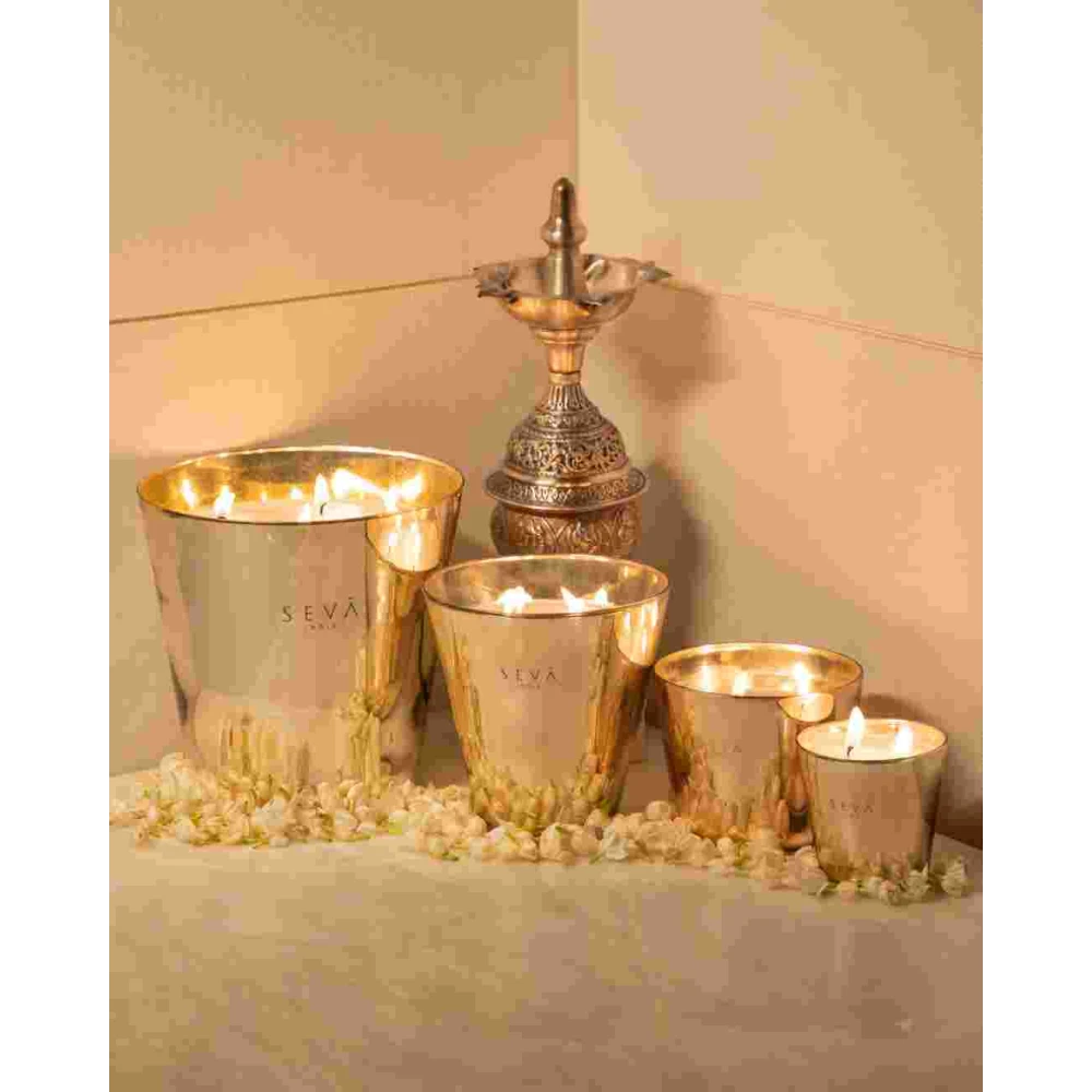 Avante Garde Candle – Classic Gold | Soleil Fragrance | Luxurious Soy Wax Candle