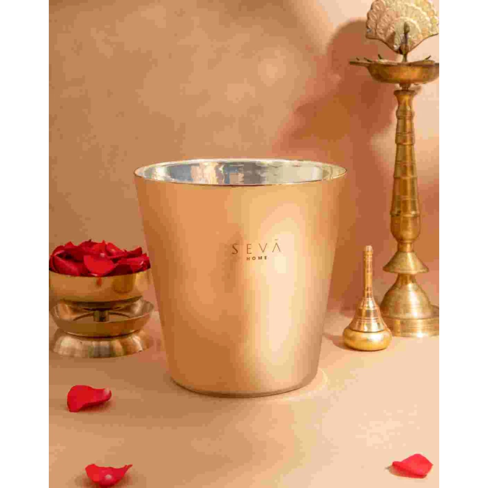 Avante Garde – Grande Gold Candle | Soleil Fragrance | 110-Hour Luxe Soy Wax Statement Candle