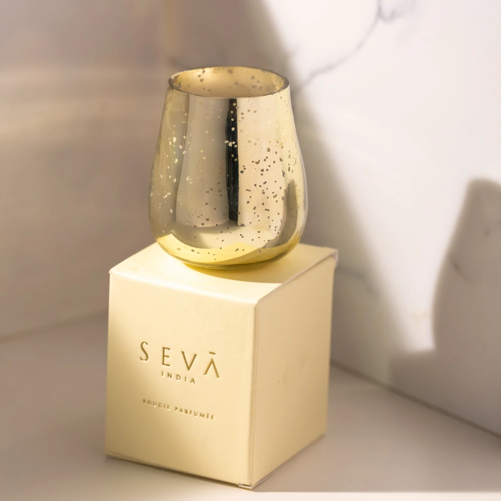 Royal Candle - Blanc (Gold) | Tropical Vanilla & Coconut Luxury Candle