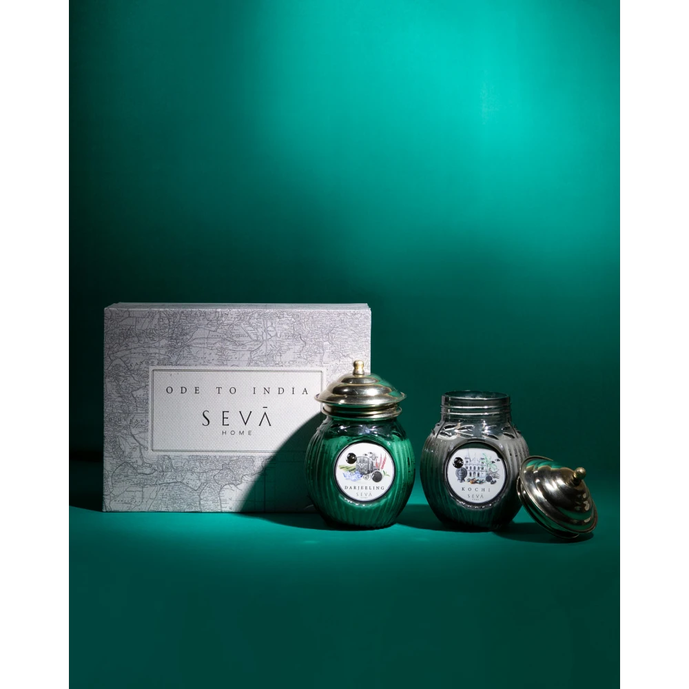 Ode to India Candle Duo – Darjeeling & Kochi Edition (Set of 2)