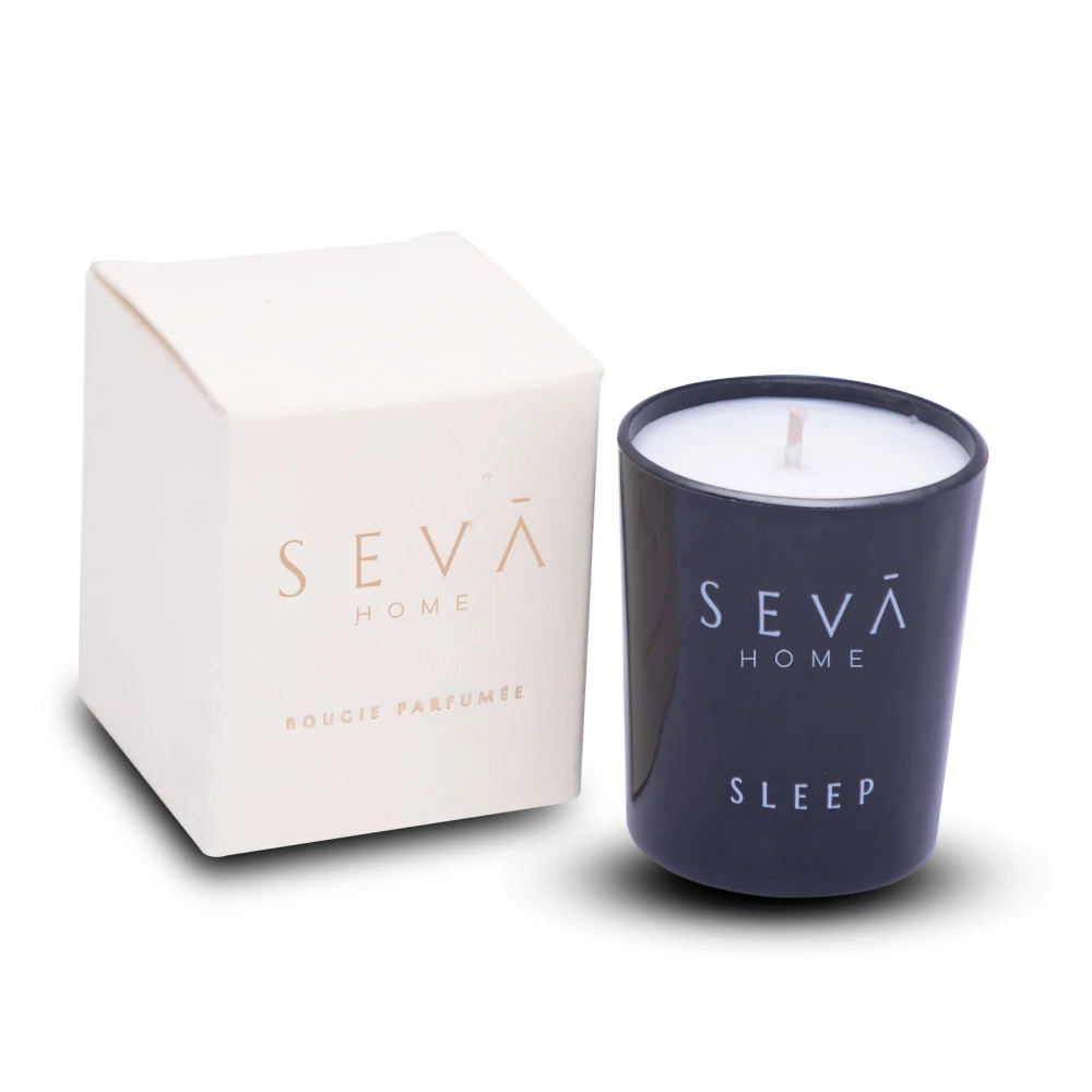 The Vibes – Sleep (Small) | 12-Hour Black Glass Candle for Restful Nights & Relaxation