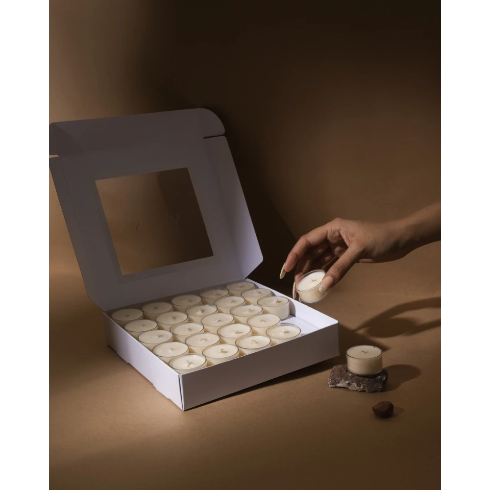 Blanc Tropical Scented Tea Lights – Set of 50