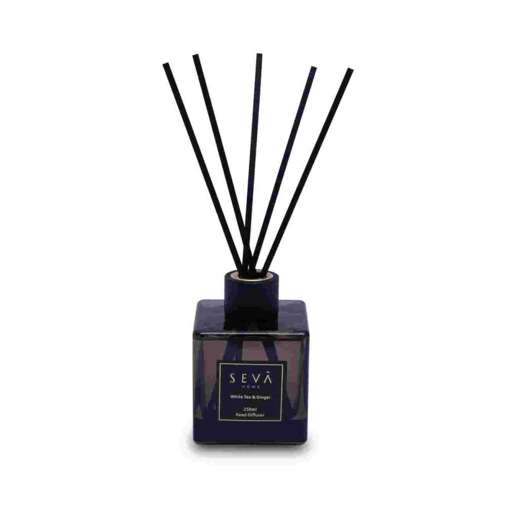 White Tea Reed Diffuser – 250ml | Refreshing Aromatherapy with Ginger & Floral Notes