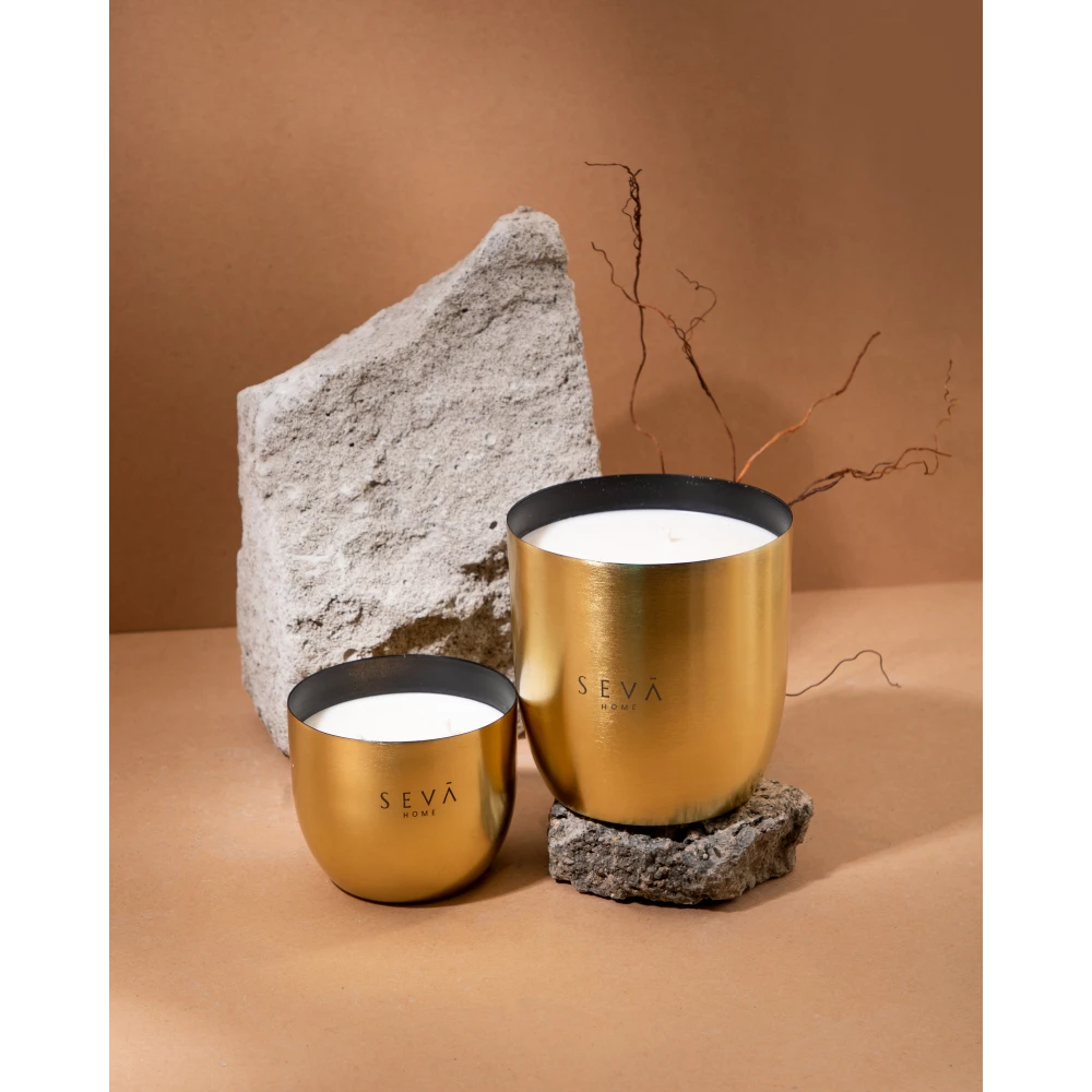 Heirloom Bloom Scented Candle Set of 2 – Gold Classic & Large Sizes