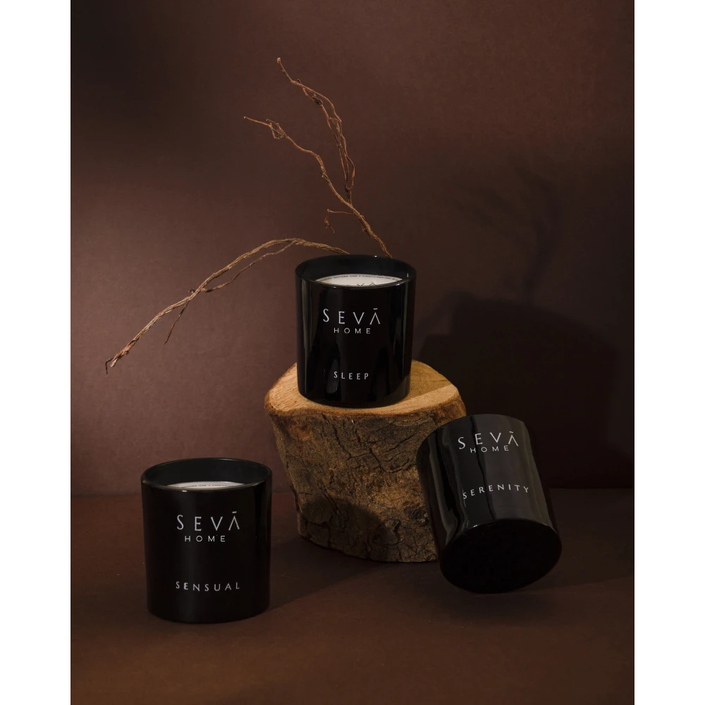 The Vibes – Sensual (Classic) | 30-Hour Black Glass Candle for Intimate & Restorative Ambiance