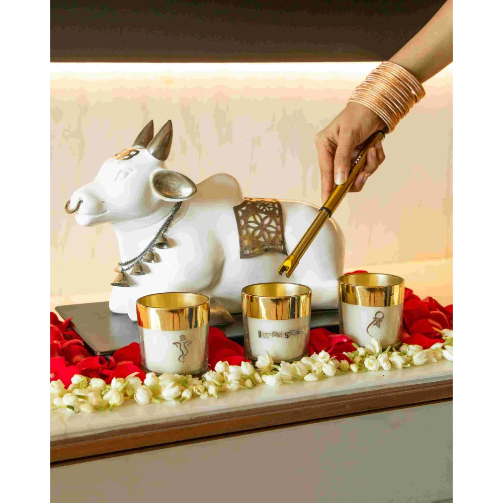 Festive Large Gift Hamper – Red | Divine & Travel Candle Set | Seva Home Bloom Collection