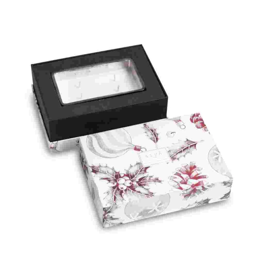 Ruby Jewel Scented Candle – Ornament Edition | Winter Woods Fragrance | 40-Hour Burn