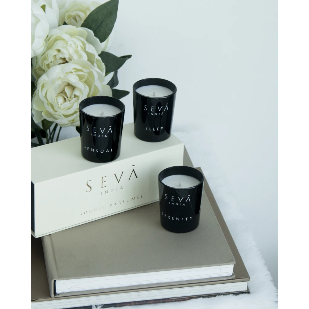The Vibes – Sleep (Small) | 12-Hour Black Glass Candle for Restful Nights & Relaxation