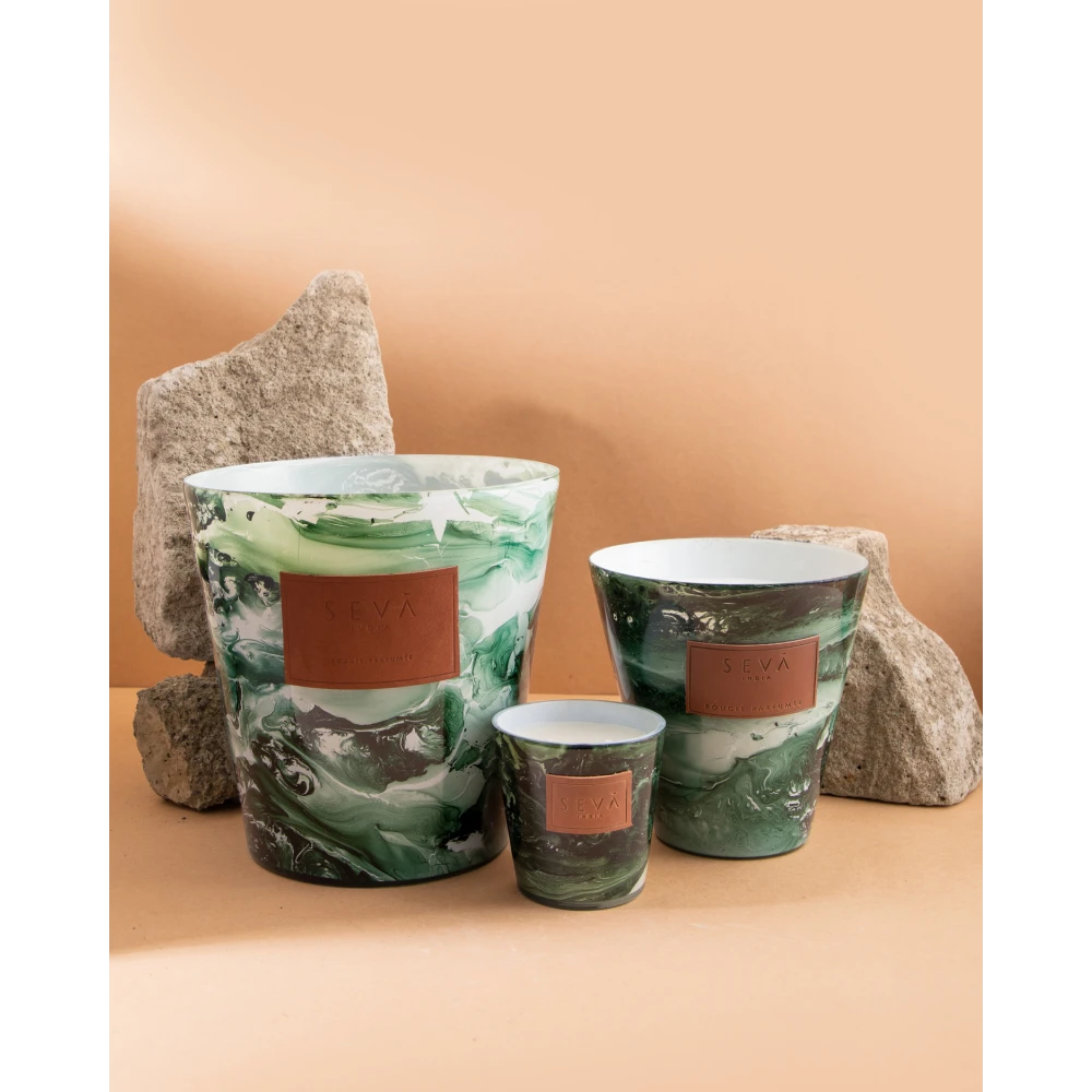 Avante Garde Berries Candle – Grande Marble Glass Edition