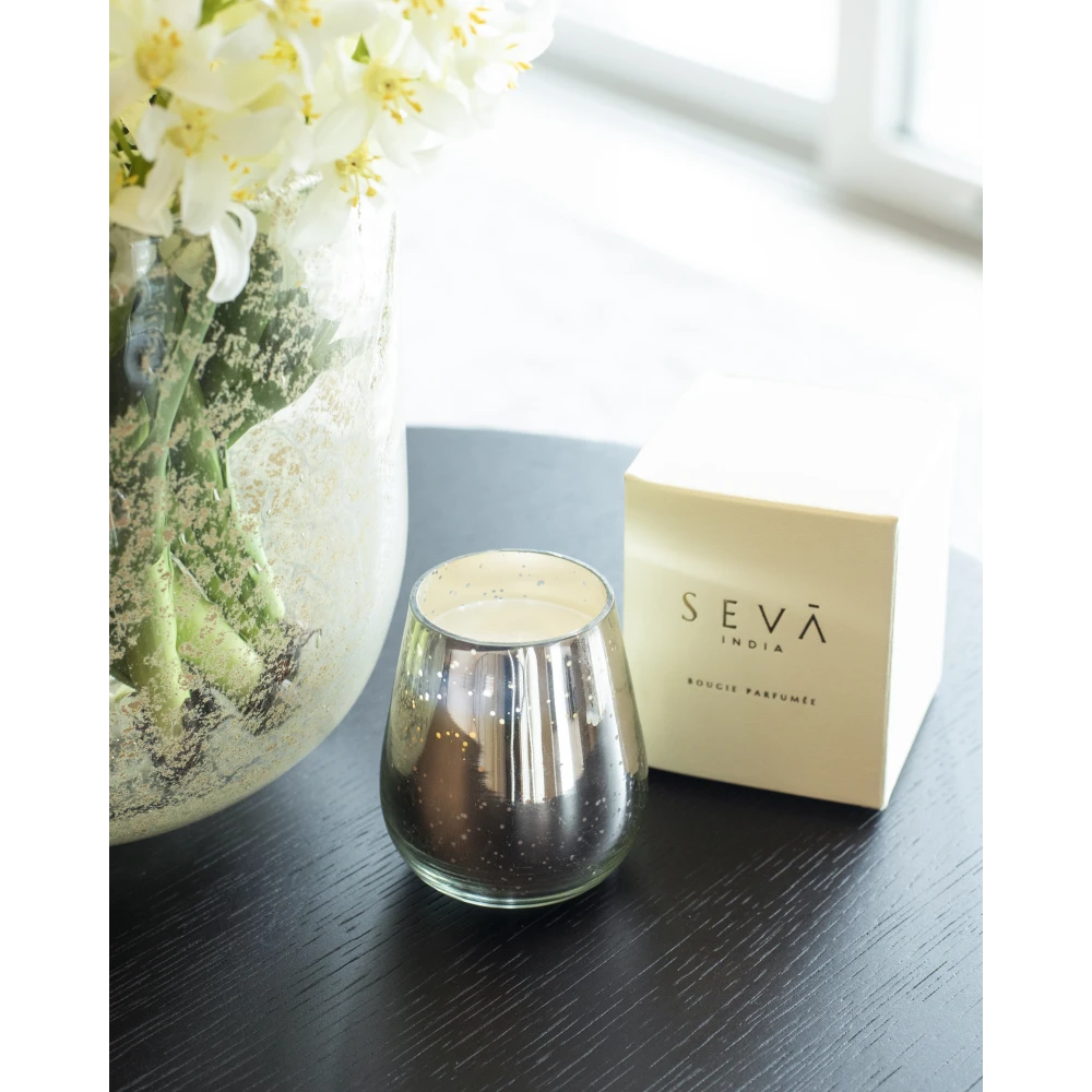 Royal Candle - Blanc (Silver) | Tropical Vanilla & Coconut Scented Candle