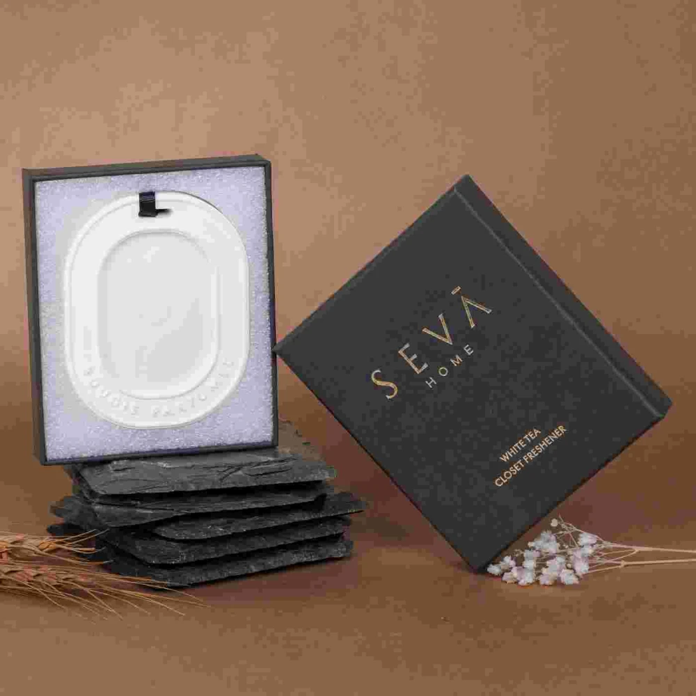 White Tea Wax Tablet Closet Freshener – Elegant, Long-Lasting Fragrance for Wardrobes & Drawers