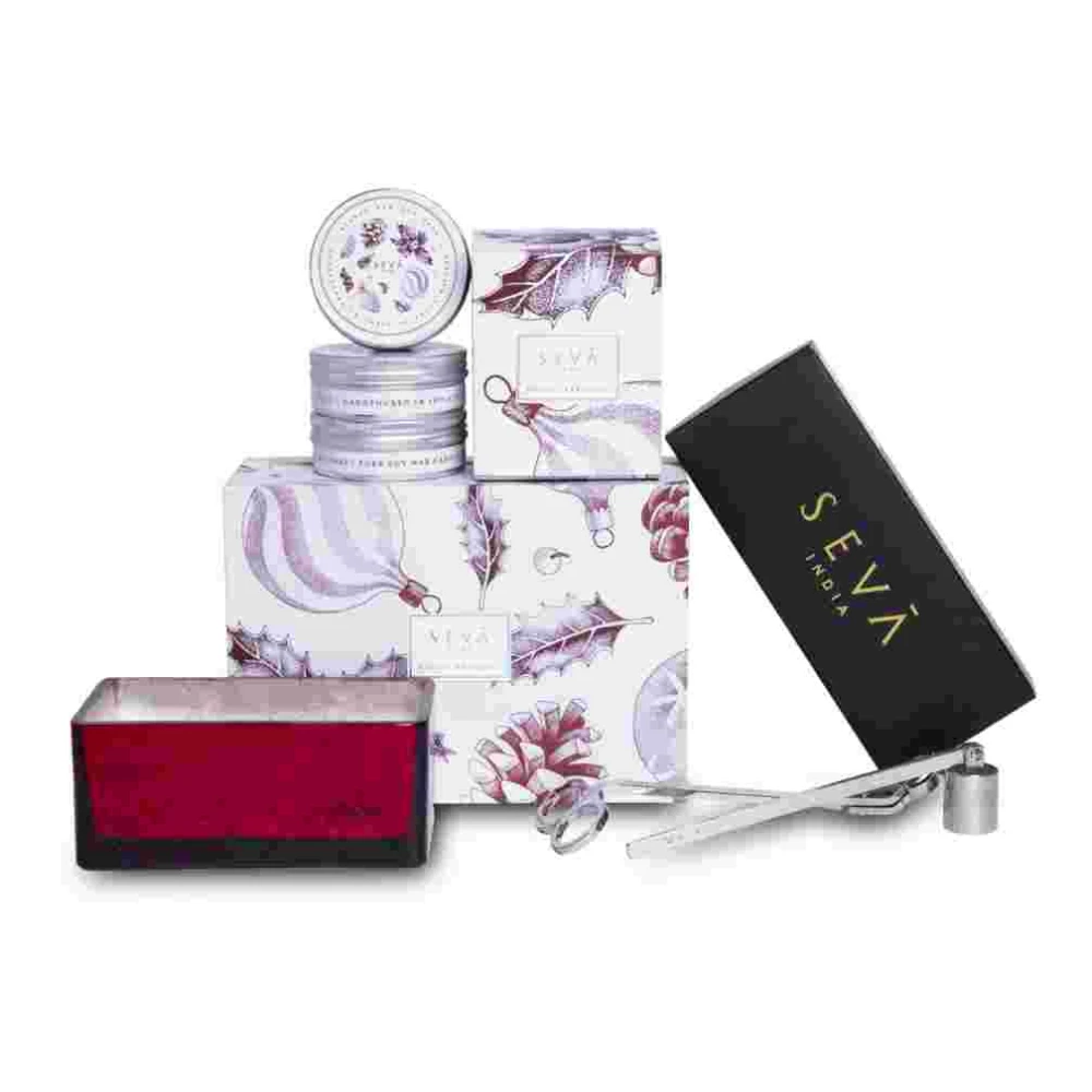 Holly Jolly Luxury Gift Hamper – Ornament Print Edition