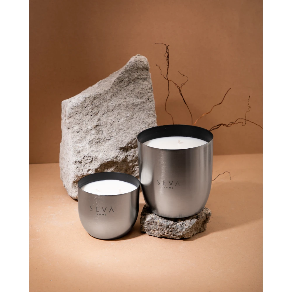 Heirloom Candle – Set of 2 – Aqua (Silver) | Classic & Large Sizes