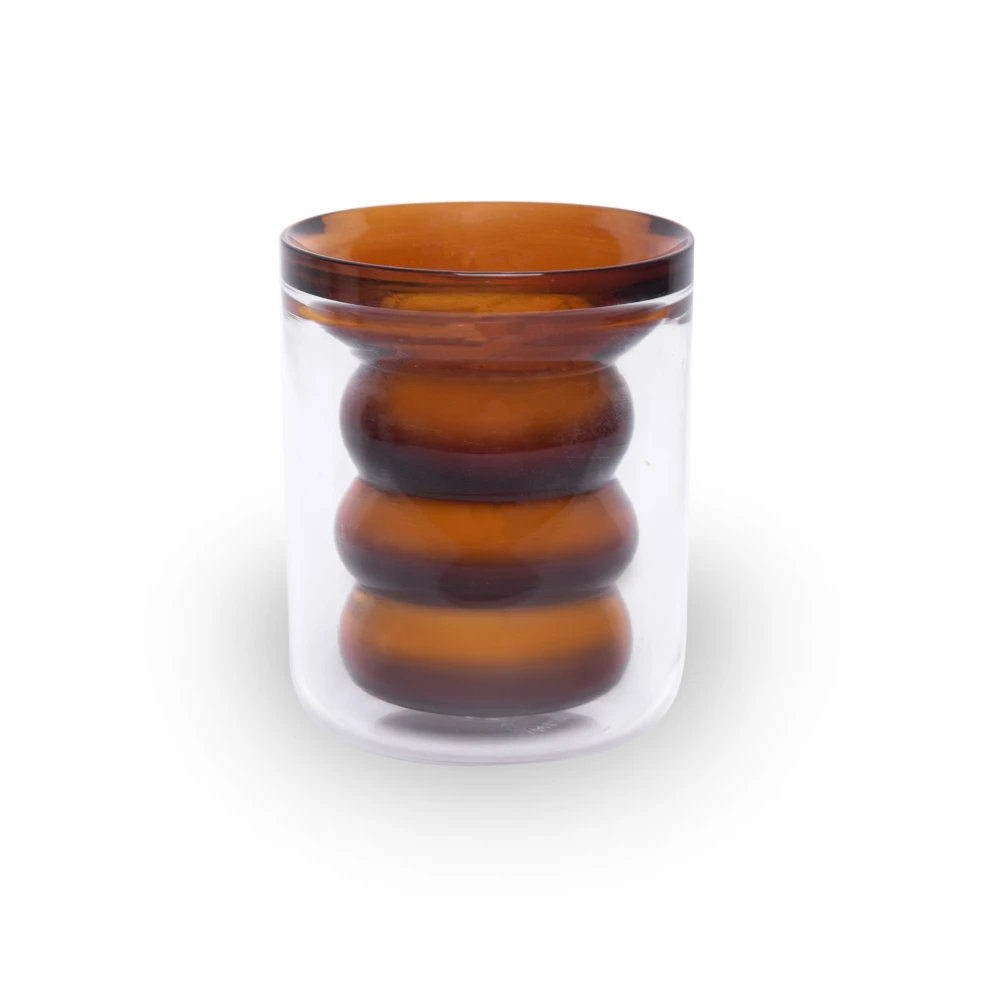 Luxe Candle – Leather (Classic) | 12-Hour Textured Glass Soy Candle with Warm Amber & Tobacco Notes