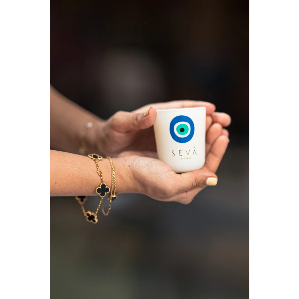 Evil Eye Candle – Patchouli Rose & Luxury Oud Fragrance