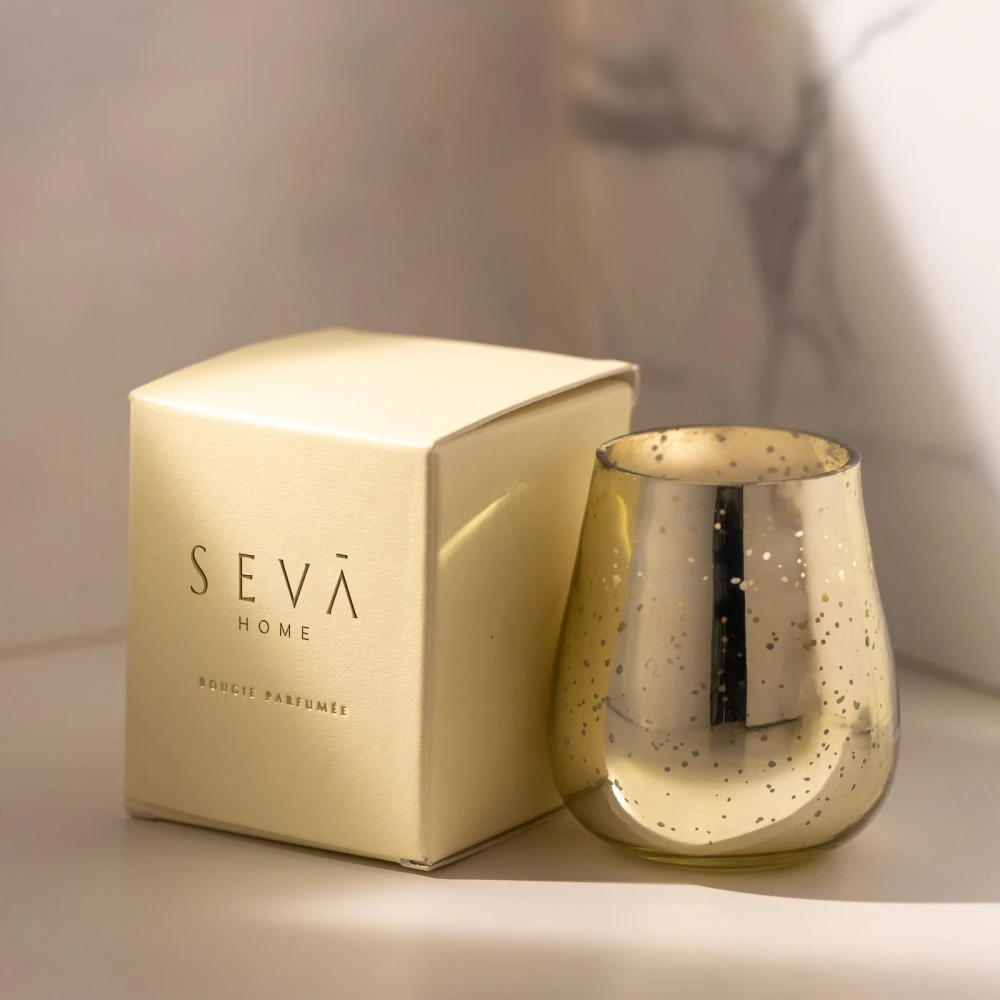 Royal Candle - Blanc (Gold) | Tropical Vanilla & Coconut Luxury Candle