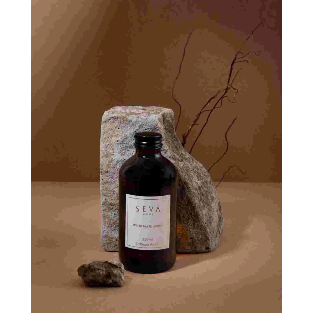 White Tea & Ginger Diffuser Refill – 250ml Aromatic Essence