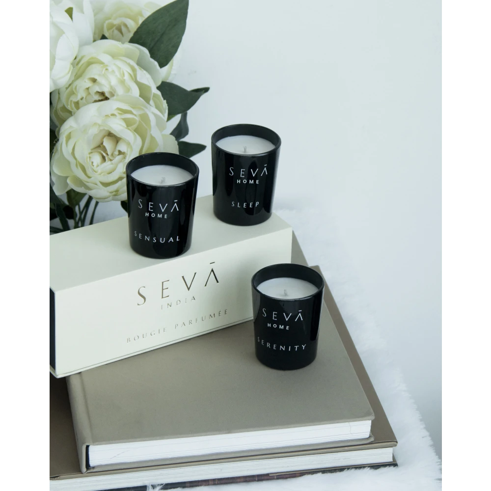 The Vibes – Set of 3 Small Candles | Sleep, Sensual & Serenity Aromatherapy Collection