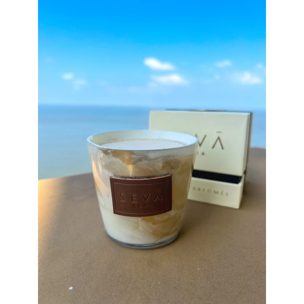 Avante Garde Blanc Candle – Classic Marble Glass Jar Edition